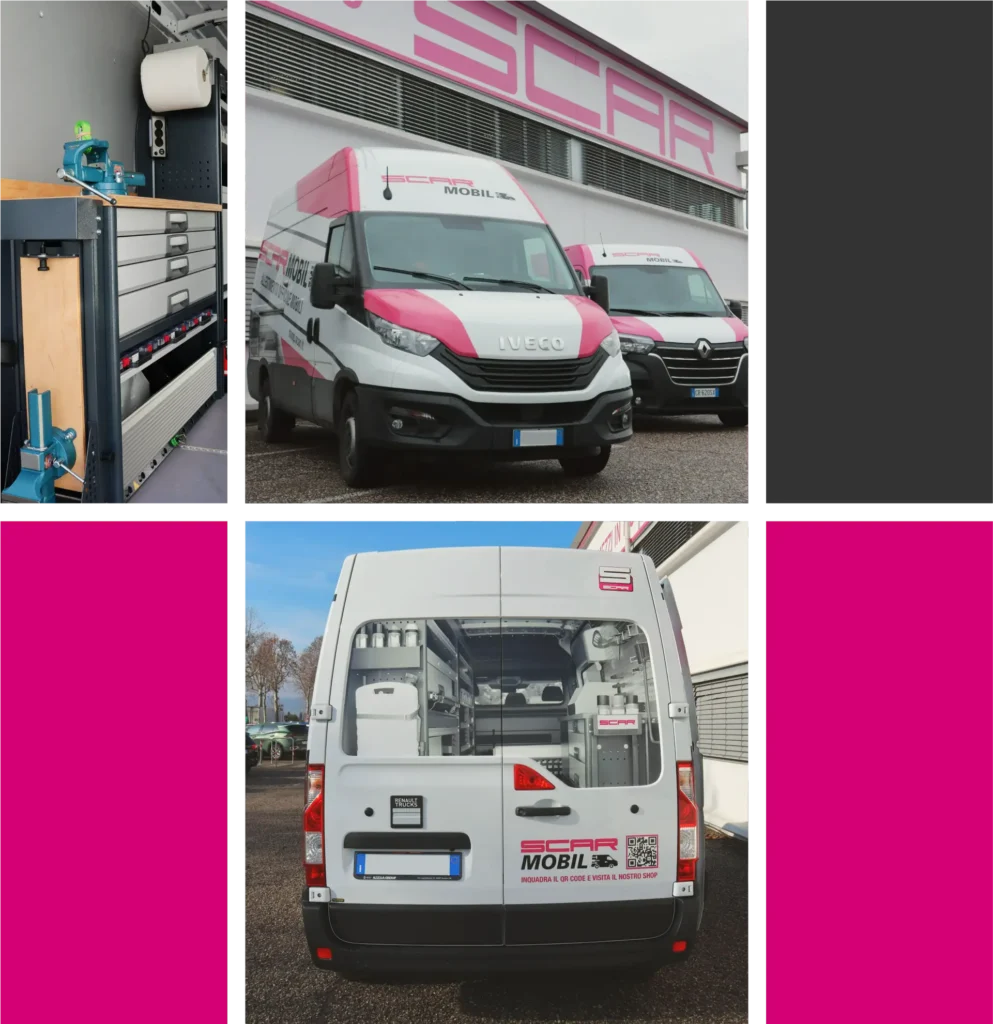Allestimento di furgoni per flotte aziendali